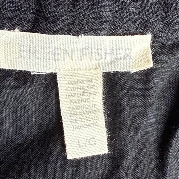 EILEEN FISHER Large Organic Cotton Gauze Pocket Skirt Quiet Luxury Minimalist - Picture 5 of 11